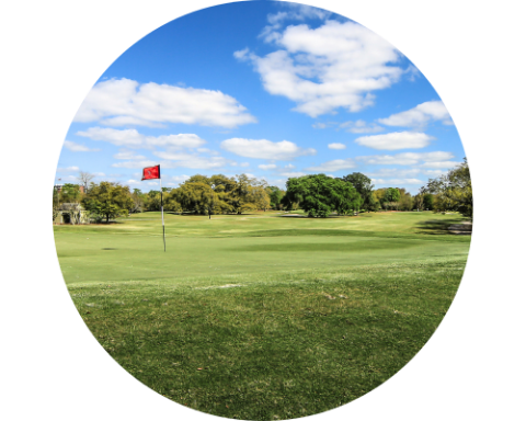 The golf course at Audubon Park in Uptown New Orleans